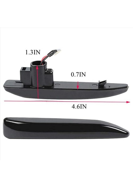 4x 63137164757 Araç Yan Işaretleyicileri LED Akan Dönüş Sinyali Işık Yanıp Sönme Göstergesi Bmw E65 E66 E67 2001-2008 (Yurt Dışından) indirimleri