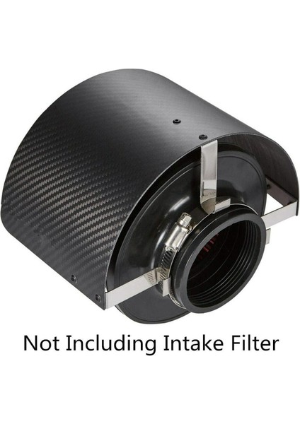 Araç Soğuk Hava Emme Konisi Spor Hava Filtre Kapağı Hareket Hava Filtre Kapağı Isı Kalkanı Karbon Fiber (Yurt Dışından) indirimleri