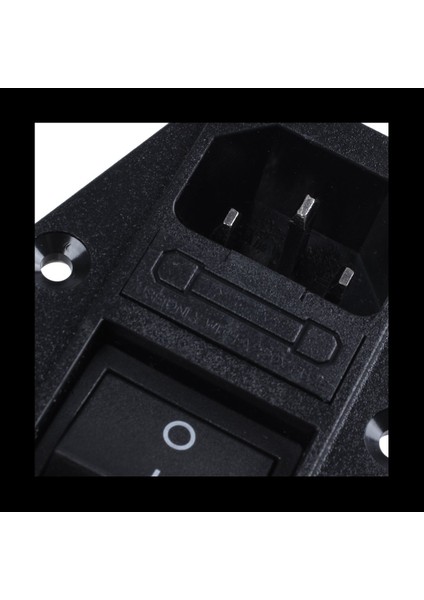 5x Lehim Kabuğu Terminalleri Iec 320 C14 Emı Filtresi + Tekne Anahtarı + Sigorta Tutucu (Yurt Dışından)