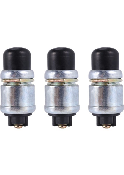 3x Ağır Hizmet Tipi Motor Başlatma Düğmesi Ağır Hizmet Anlık Başlangıç Anahtarı 12V Dc Hava Durumu Geçirmez Push Düğmesi (50 Amper) (Yurt Dışından)