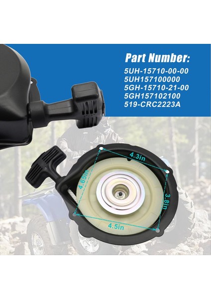 5UH-15710-00-00 Yamaha Bruin Grizzly Kodiak 350 400 450 660 5GH-15710-21-00 Için (Yurt Dışından) modelleri