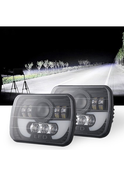 2x 7x6 5x7 120W Araba LED Far Far Hi/lo Işın Chevy Express Kargo Van 1500 2500 3500 (Yurt Dışından) fiyatları