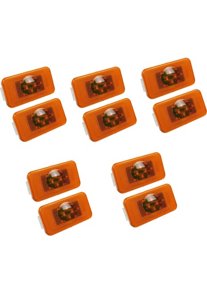 10PCS 24V Araba Kamyonu LED Yan Işaretçi Işık 4les Volvo Kamyonlar Için Amber Gösterge Uyarı Lamberleri Fm/fh (Yurt Dışından)