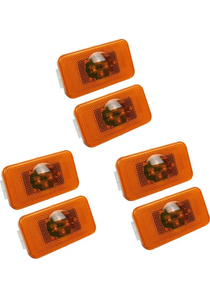 6pcs 24V Araba Kamyonu LED Yan Işaretleyici Işık 4les Volvo Kamyonları Için Kehribar Gösterge Uyarı Lambaları Fm/fh (Yurt Dışından)