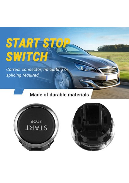 4 Pin Başlat Durdurma Anahtarı 9805348090 98021996ZD 9805347980 Peugeot 308 408 508 Citroen C4L Push Düğmesi Başlat Anahtarı (Yurt Dışından) fırsatları