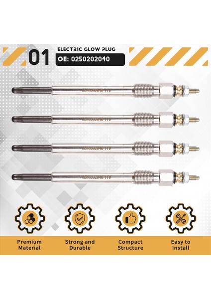 4pcs Motor Glow Fiş 0250202040 Land Rover Defender Discovery Range Rover 2 5 Tdı Dizel Ön Isıtma Fişi Için (Yurt Dışından) fırsatları