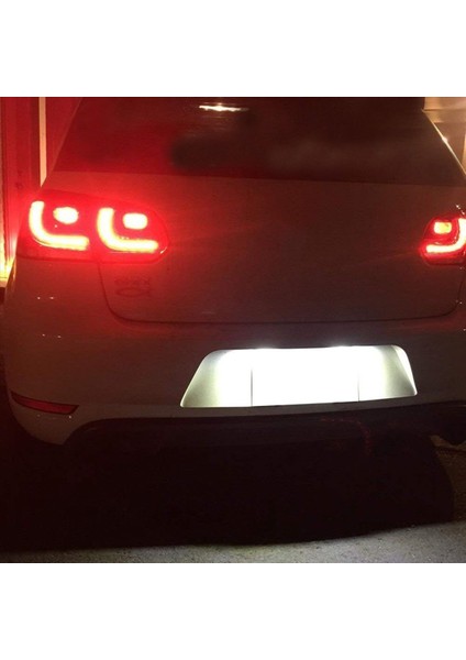 Volkswagen Golf Için Araba LED Plaka Işığı 4 6 Polo-9n Passat (Yurt Dışından) indirimleri