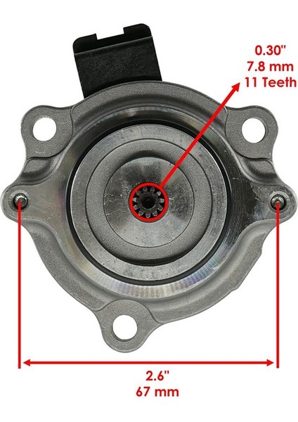 Honda 2007-2021 TRX420FA/FE/TE/FPA/FPE TRX500FE/FA/FPE Için Shift Motor Montaj Başlangıç 31300-HP5-601 430-58007 (Yurt Dışından) fırsatları