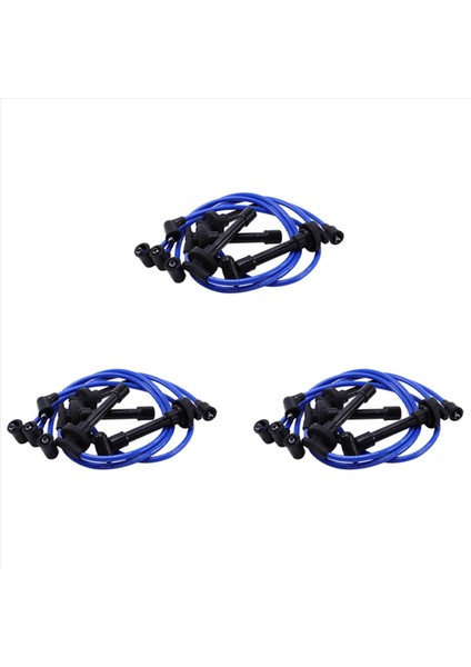 3x 32700-PTO-100 Buji Teli Seti Honda Civic Del Sol 1992-2002 Mavi Için Yüksek Performanslı Ateşleme Teli (Yurt Dışından)