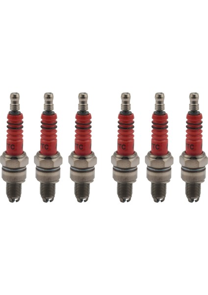 6pcs A7TC Gy6 50 cc 70CC 90 cc Için Üçlü Elektrot 110CC 125 cc 150CC Atv Kir Bisikletler Scooter (Yurt Dışından)