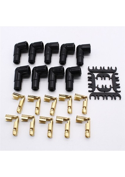 Buji Kabloları Spiral Çekirdek 8mm Siyah 180 Derece Buji Tapa Kılıf Evrensel Tel Seti (Yurt Dışından) modelleri