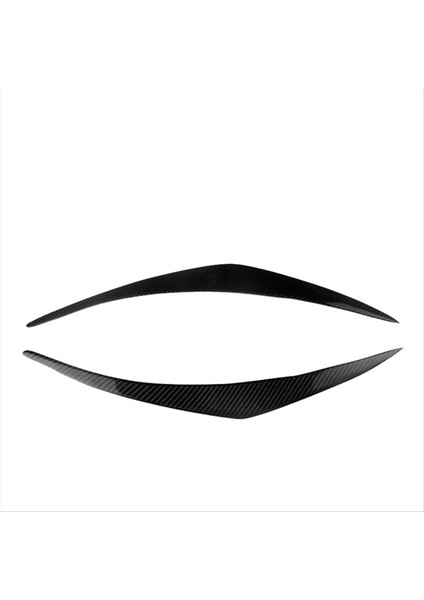 Araba Ön Far Kaş Kafası Işık Göz Kapağı Kaş Karbon Fiber Döşeme Sticker Honda Civic 2012-2015 (Yurt Dışından)