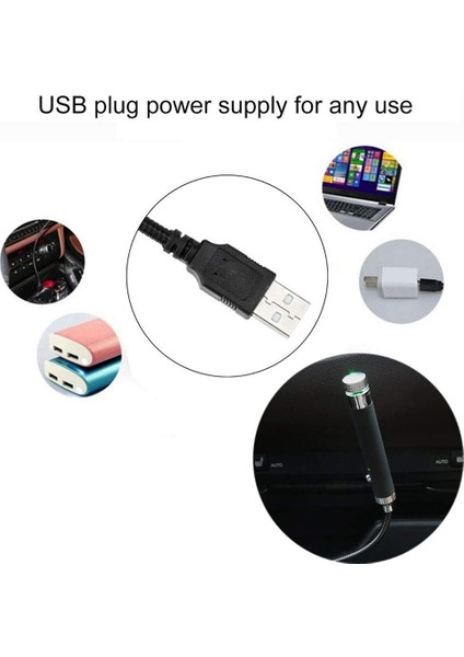 Araba USB Yıldız Gece Işıkları Iç Tavan Işıkları Atmosfer Işığı Yatak Odası Parti Dekoru Kırmızı Için 3 Desen Lens (Yurt Dışından) fırsatları