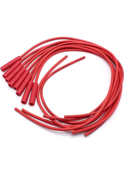 4041R Buji Teli Seti 8mm Süper Stok Bakır Spiral Çekirdek Evrensel Tel Seti Kırmızı (Yurt Dışından) modelleri