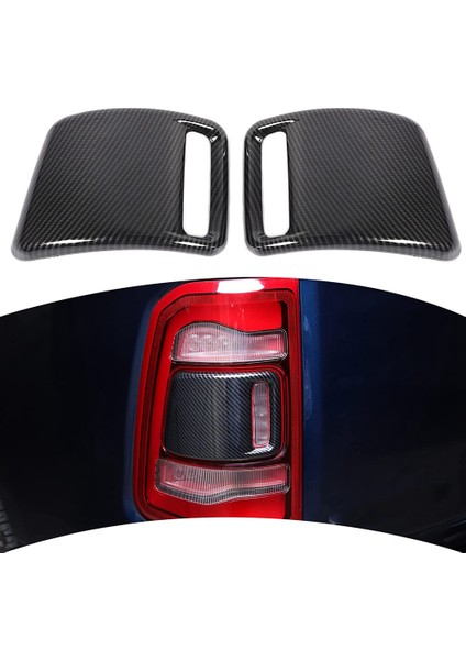 Arka Arka Lamba Kuyruğu Işık Lambası Kapağı -Dodge Ram 1500 2019 2020 2021 2022 Aksesuarlar Abs Karbon Fiber (Yurt Dışından) fiyatları
