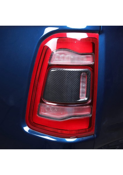 Arka Arka Lamba Kuyruğu Işık Lambası Kapağı -Dodge Ram 1500 2019 2020 2021 2022 Aksesuarlar Abs Karbon Fiber (Yurt Dışından) fırsatları