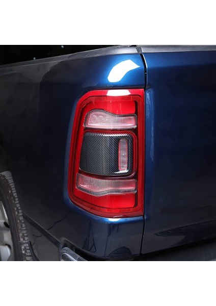 Arka Arka Lamba Kuyruğu Işık Lambası Kapağı -Dodge Ram 1500 2019 2020 2021 2022 Aksesuarlar Abs Karbon Fiber (Yurt Dışından) indirimleri