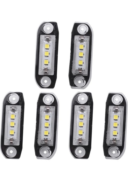 6pcs LED Plaka Plaka Işığı Volvo S80 XC90 S40 V60 XC60 S60 C70 V50 XC70 V70 (Yurt Dışından)