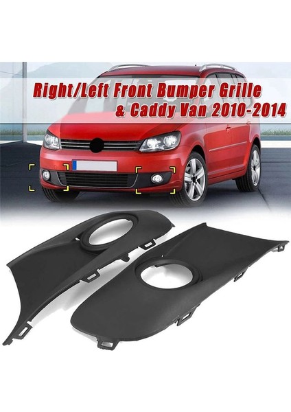 Ön Tampon Sis Lambası Kapağı Ön Tampon Izgarası Vw Touran Caddy 2010-2015 1T0853665P 1T0853666P (Yurt Dışından) fırsatları