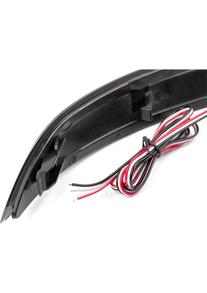 63147240997 LED Fren Işığı Tampon Işık Arka Tampon Işaretleyici Bmw X5 E70 Lcı 2010-2013 63147240998 Siyah (Yurt Dışından)