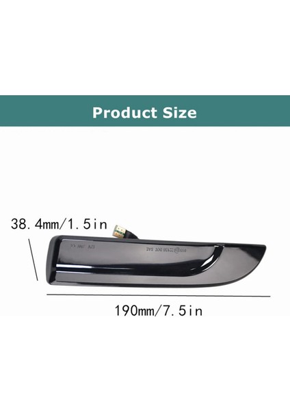 Porsche Panamera Için LED Yan Işaretçi Işık Akışı Çamurluk Lambası 970 Şasi G1 Dinamik Dönüş Sinyalleri 97063103302 97063103402 (Yurt Dışından) fiyatları