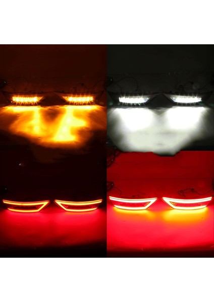 Ford Focus Için Arka Tampon Reflektör Işığı 2 Mk2 Hatchback Ecosport Escape Kuga Arka Sis Dönüş Sinyal Fren Işığı (Yurt Dışından) indirimleri