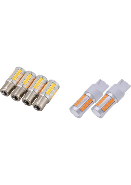 2pcs 7440 LED Ampuller 900 Lümenler Dönüş Sinyalleri 4pcs ile Işık BAU15S PY21W (Yurt Dışından)