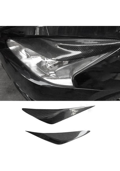 Nissan Altima Tana Için 2013-2015 Kuru Karbon Fiber Ön Far Lambası Kaş Kapağı Kapak Göz Kapağı Kalıplama Şeridi (Yurt Dışından) indirimleri