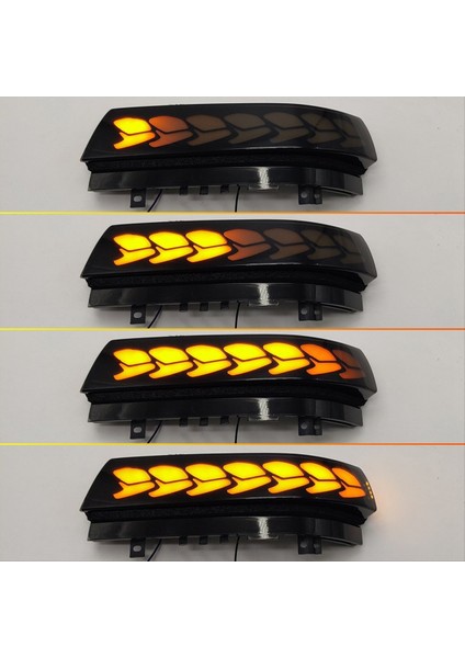 Dinamik Dönüş Sinyal Işıkları LED Yan Ayna Yanıp Söner Mitsubishi Pajero Için Işık Akışı Lambası V73 V77 V93 V97 2007-2021 (Yurt Dışından) modelleri