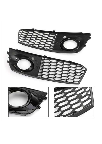 Araba Ön Tampon Sis Fark File Grille Kapak 8KD807682 8KD807681 Audi A4 B8 2009-2012 Sis Lambası Kapağı (Yurt Dışından) fırsatları