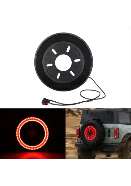 1 Adet Arka Yedek Lastik Işığı Üçüncü Fren Lambası Freni Ford Bronco 21-23 Ford Modifikasyonu Için (Yurt Dışından) indirimleri