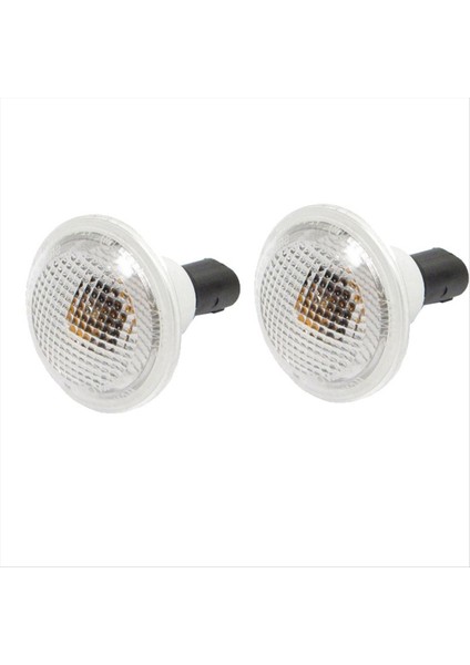 2pcs Fender Yan Işaretçi Işıkları XGB500020 Land Rover Range Rover L322 03-12 Turn Sinyal Tekrarlayıcı Lamba Lens Muhafazası (Yurt Dışından)