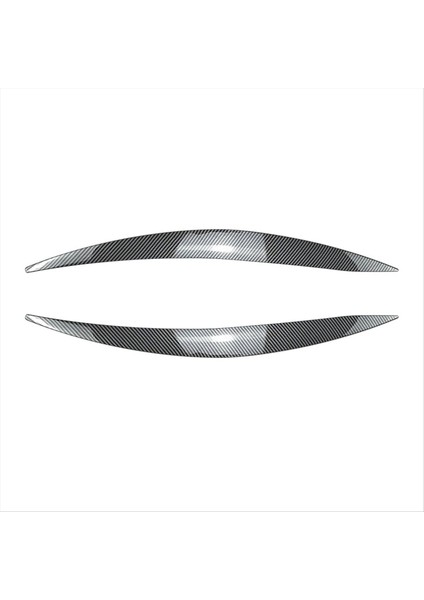 Araç Karbon Fiber Desen Far Lamba Kaşları Ford Focus Için Kapak Döşeme Mk4 2019-2021 Araç Göz Kapakları Kapakları (Yurt Dışından)