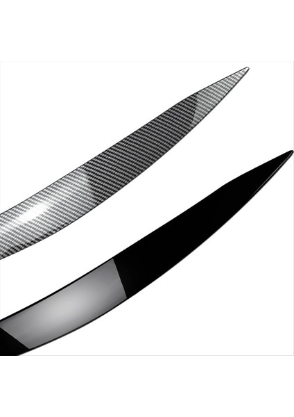 Araç Karbon Fiber Desen Far Lamba Kaşları Ford Focus Için Kapak Döşeme Mk4 2019-2021 Araç Göz Kapakları Kapakları (Yurt Dışından) fırsatları