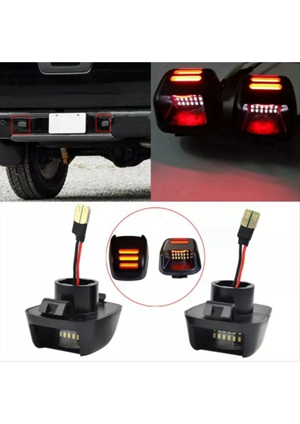 1paır LED Plaka Işıkları Nissan Navara D40 Frontier Armada Titan Xterra Suzuki Ekvator Için Arka Işık Taillamp (Yurt Dışından) fırsatları