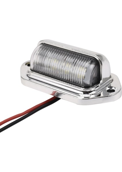 2x 12-24V 6 LED Numaralı Plaka Hafif Tekne Güverte Geçidi Adım Rv Fragman (Yurt Dışından) indirimleri