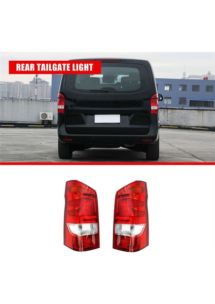 Mercedes Benz Vito W447 2015+ Için Araba Arka Bagaj Kuyruk Tail Işık Lambası (Yurt Dışından)
