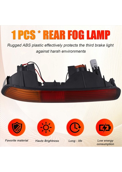 Araba Arka Tampon Işık Arka Sis Lambası Mitsubishi Pajero Montero V73 V75 V77 2000-2003 Sağ MR508784 (Yurt Dışından) fırsatları