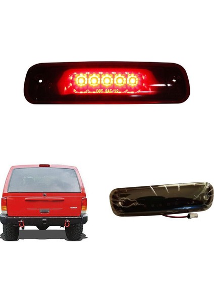 Araba LED Arka Montaj Üçüncü Fren Işığı Jeep Cherokee Için Üçüncü Fren Işığı Arka Madde Xj 2 5l/4 0l 1997-2001 (Yurt Dışından) fiyatları