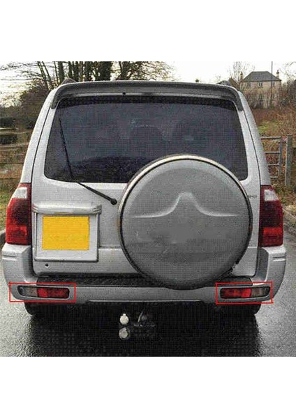 Araba Sol Arka Tampon Sis Lambası Park Uyarı Lambası Mitsubishi Pajero Montero V73 V77 02-06 (Yurt Dışından) indirimleri