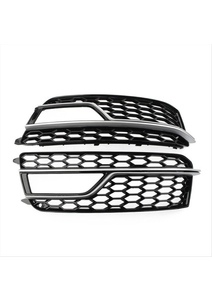 Krom Araba Ön Tampon Örgü Sis Farkı Kapak Audi S5 A5 S-Lınes 2013-2016 (Yurt Dışından)