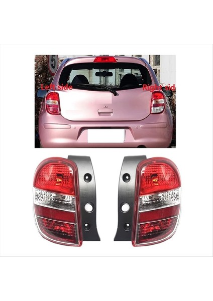 Araba Arka Lamba Fren Lambası Arka Tampon Işık Dönüş Sinyal Lambası Kapağı Nissan Için Ampul Olmadan Mart 2010-2016 Sol (Yurt Dışından) indirimleri