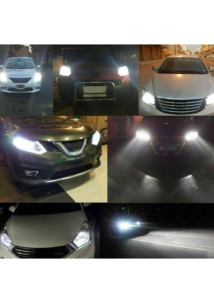 8pcs Mini H7 + H7 Combo LED Far Kiti Ampuller Düşük Işın 240W 52000LM 6000K Kit Süper Beyaz (Yurt Dışından) modelleri