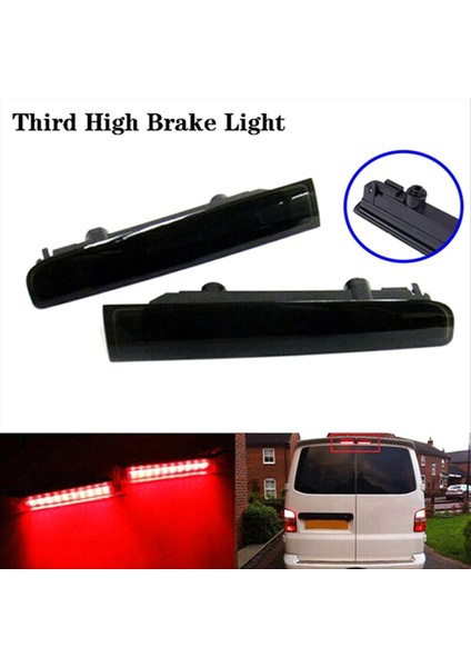 2pcs Araba Üçüncü Fren Işık Ahır Kapısı Arka Fren Işığı Montaj Durdurma Lambası Vw Taşıyıcı T5 T6 2003-2016 (Yurt Dışından) indirimleri