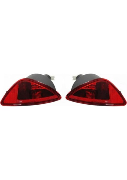 Araba Arka Tampon Işığı Reflektör Lambası Arka Sis Işığı 8200776055 8200776054 Renault Clio Hb 2007-2011 Için (Yurt Dışından)