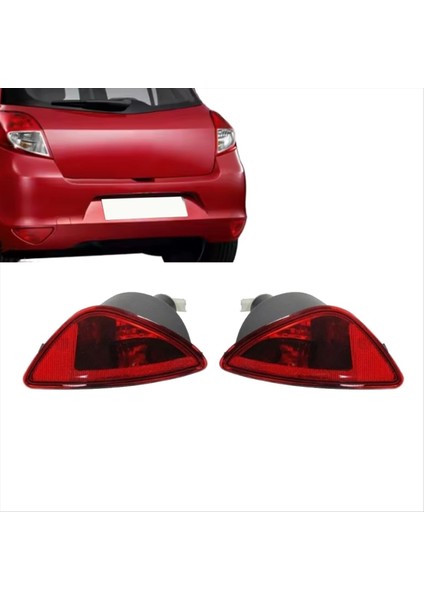 Araba Arka Tampon Işığı Reflektör Lambası Arka Sis Işığı 8200776055 8200776054 Renault Clio Hb 2007-2011 Için (Yurt Dışından) fiyatları
