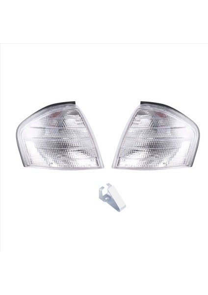 Ön Gösterge Köşe Işık Sinyal Lambası Mercedes Benz C-Serisi W202 C180 Lh 2028260943 Rh 2028261043 (Yurt Dışından)