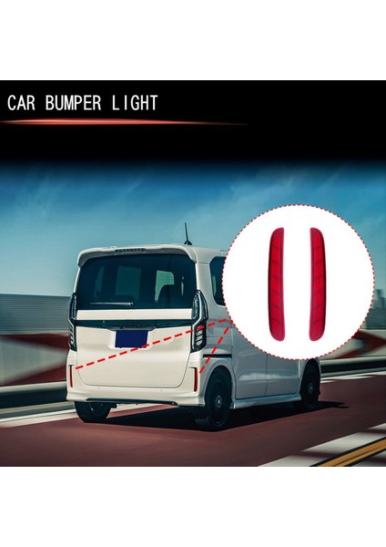 Araba Arka Tampon Reflektör Işığı Dinamik Dönüş Sinyal Honda N-Box 2017-2023 Arka Fren Işığı (Yurt Dışından) fiyatları
