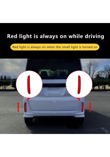 Araba Arka Tampon Reflektör Işığı Dinamik Dönüş Sinyal Honda N-Box 2017-2023 Arka Fren Işığı (Yurt Dışından) fırsatları
