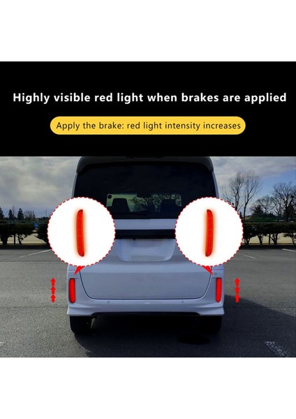 Araba Arka Tampon Reflektör Işığı Dinamik Dönüş Sinyal Honda N-Box 2017-2023 Arka Fren Işığı (Yurt Dışından) indirimleri